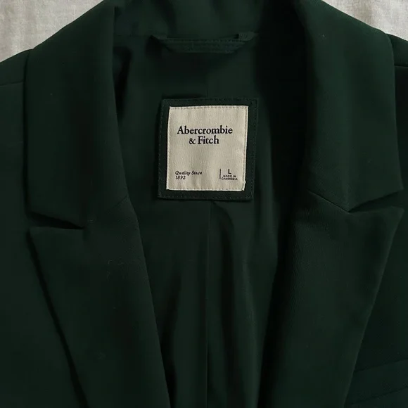 Abercrombie Dark Green Coat - Picture 3 of 3